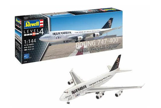 KIT DA MONTARE SCALA COMPATIBILE CON BOEING 747-400 "ED.FORCE ONE" KIT 1:144 REVELL RV03780