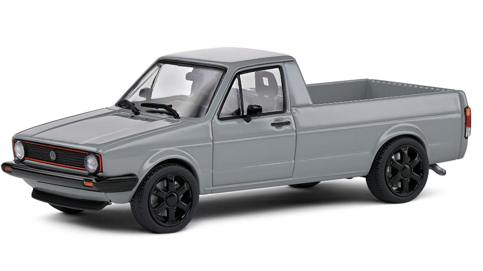 MODELLINO SCALA COMPATIBILE CON VOLKSWAGEN CADDY PICK-UP 1982 GREY 1:43 SOLIDO SL4312304