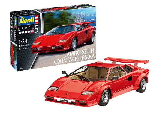 KIT DA MONTARE SCALA COMPATIBILE CON LAMBORGHINI COUNTACH LP500S KIT 1:24 REVELL RV07730