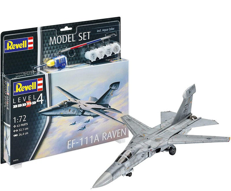 KIT DA MONTARE SCALA COMPATIBILE CON EF-111A RAVEN MODEL SET KIT 1:72 REVELL RV64974