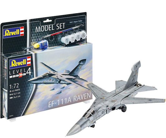 KIT DA MONTARE SCALA COMPATIBILE CON EF-111A RAVEN MODEL SET KIT 1:72 REVELL RV64974