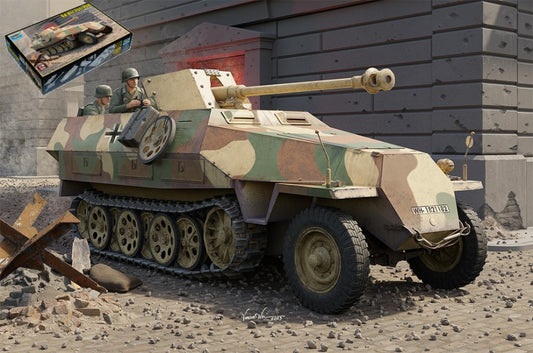 MODELLINO IN SCALA Trumpeter COMPATIBILE CON CARRO GERMAN SD.KFZ 251/22D KIT 1:16 MODEL SCALE TP00943 241217