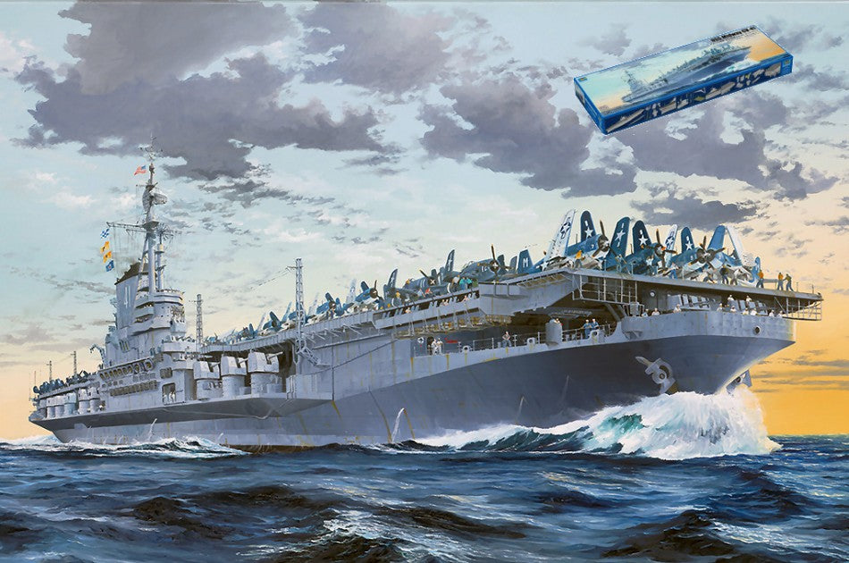 MODELLINO IN SCALA Trumpeter COMPATIBILE CON PORTAEREI USS MIDWAY CV-41 KIT 1:350 MODEL SCALE TP05634 241217