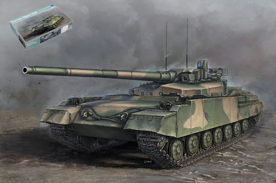 MODELLINO IN SCALA Trumpeter COMPATIBILE CON CARRO RUSSIAN OBJECT 490A  KIT 1:35 MODEL SCALE TP09607 241217