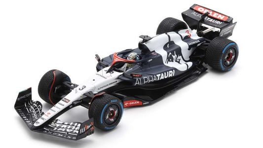 MODELLINO IN SCALA Spark Model COMPATIBILE CON ALPHA TAURI N.3 10th BELGIAN GP 2023 SPRINT RACE W/WET TYRES D.RICCIARDO MODEL SCALE 18S961 241217