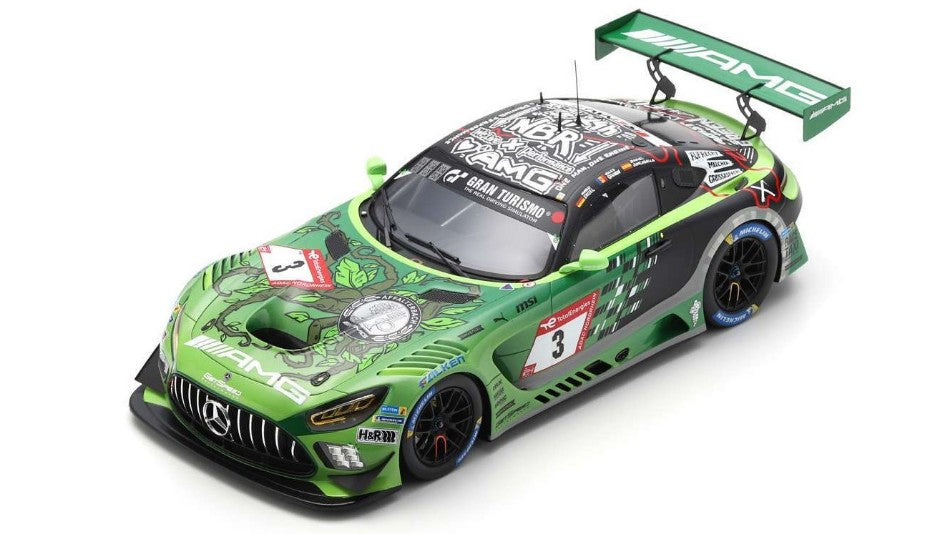 MODELLINO IN SCALA Spark Model COMPATIBILE CON MERCEDES GT3 N.3 24 H NURBURGRING 2023 ENGEL-GOUNON-JUNCADELLA 1:18 MODEL SCALE 18SG064 241217