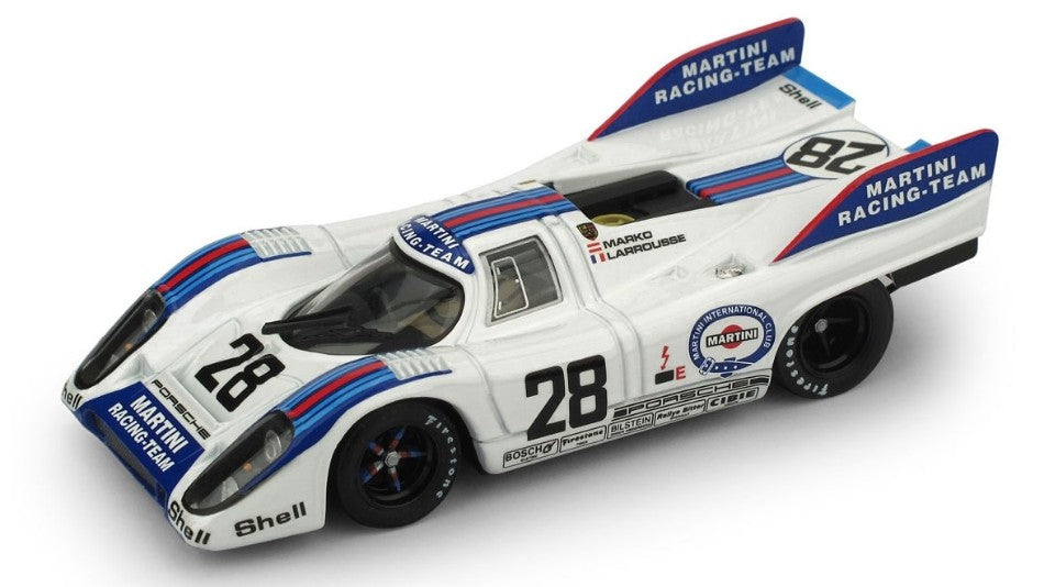 MODELLINO IN SCALA Brumm COMPATIBILE CON PORSCHE 917K N.28 MARTINI 1000 Km AUSTRIA 1971 MARKO-LARROUSSE 1:43 MODEL SCALE BM0520 241217