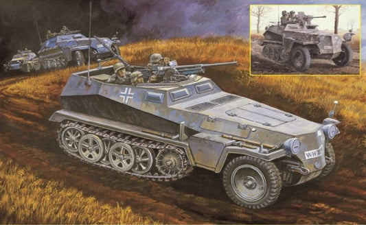 MODELLINO IN SCALA Dragon COMPATIBILE CON Sd.Kfz.250 Ausf.A SCHUETZENPANZERWAGEN (2 IN 1) KIT 1:35 MODEL SCALE D6426 241217