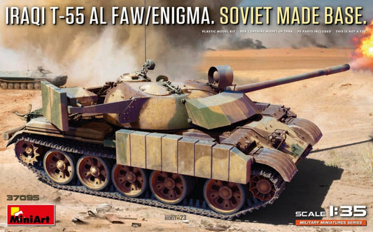 MODELLINO IN SCALA Miniart COMPATIBILE CON IRAQI T-55 AL FAW/ENIGMA SOVIET MADE BASE KIT 1:35 MODEL SCALE MIN37095 241217