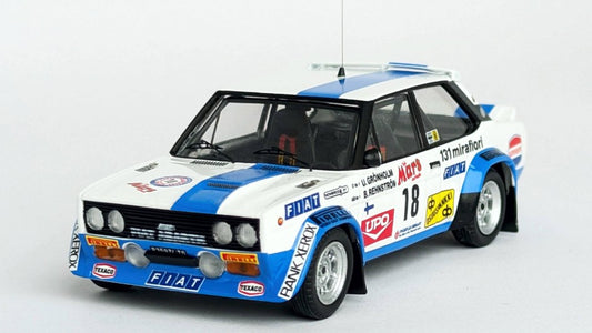 MODELLINO IN SCALA Trofeu COMPATIBILE CON FIAT 131 ABARTH 1000 LAKES RALLY 1979 GRONHOLM-REHN-STROM 1:43 MODEL SCALE TFRRFI37 241217