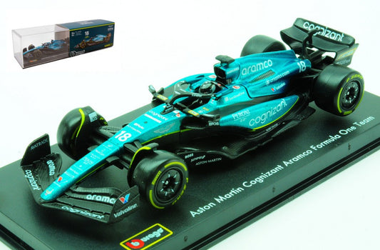 MODELLINO IN SCALA Burago COMPATIBILE CON ASTON MARTIN AMR 23 N.18 LANCE STROLL 2023 SIGNATURE 1:43 MODEL SCALE BU38091S 241217