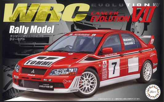 MODELLINO IN SCALA Fujimi COMPATIBILE CON MITSUBISHI LANCER EVO VII WRC RALLY MODEL KIT 1:24 MODEL SCALE FJ047669 241217