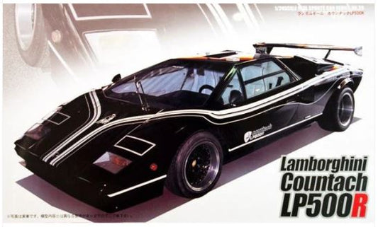 MODELLINO IN SCALA Fujimi COMPATIBILE CON LAMBORGHINI COUNTACH LP500R KIT 1:24 MODEL SCALE FJ126920 241217