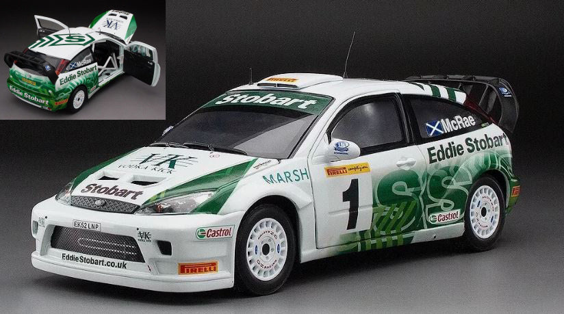 MODELLINO IN SCALA SunStar COMPATIBILE CON FORD FOCUS WRC N.1 PIRELLI INTERNATIONAL RALLY 2005 COLIN MC RAE 1:18 MODEL SCALE SS3912 241217