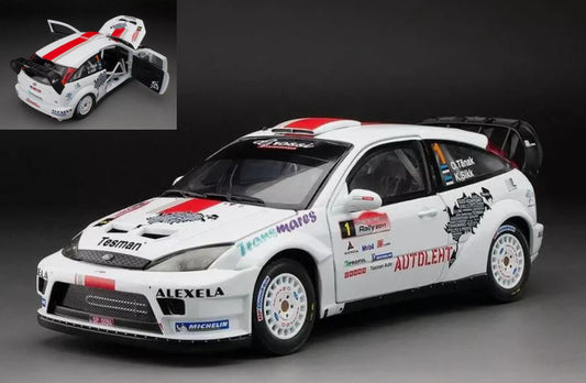 MODELLINO IN SCALA SunStar COMPATIBILE CON FORD FOCUS WRC N.1 SAAREMAA RALLY 2011 COLIN MC RAE 1:18 MODEL SCALE SS3913 241217