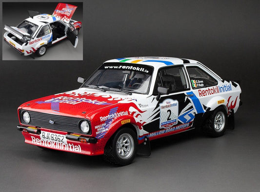 MODELLINO IN SCALA SunStar COMPATIBILE CON FORD ESCORT RS 1800 N.2 HISTORIC RALLY KILLARNEY 2019 BREEN-NAGLE 1:18 MODEL SCALE SS4861 241217