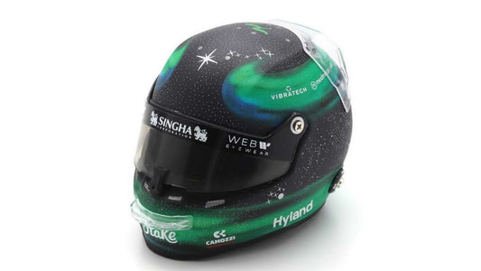 MODELLINO IN SCALA Spark Model COMPATIBILE CON HELMET VALTTERI BOTTAS 2024 1:5 MODEL SCALE 5HF147 241217