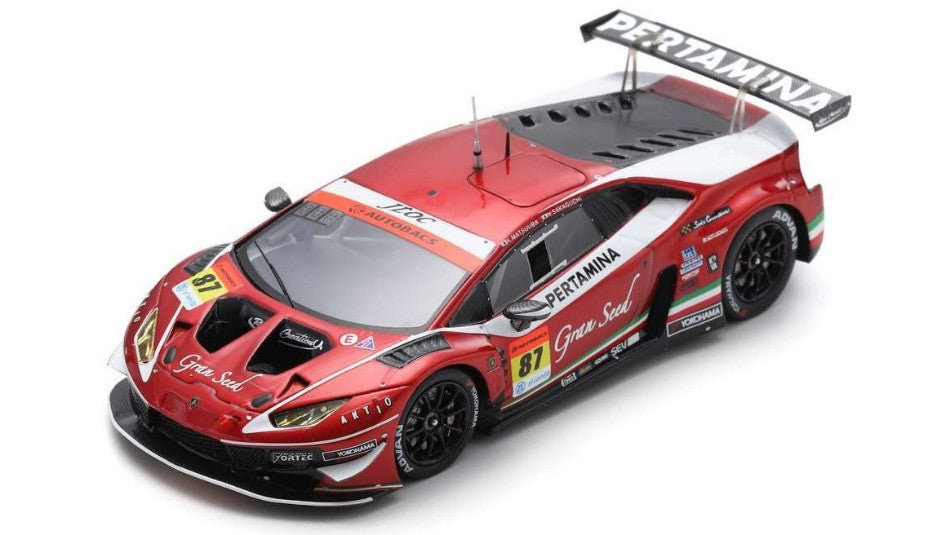 MODELLINO IN SCALA Spark Model COMPATIBILE CON GRAN SEED LAMBORGHINI GT3 N.87 GT300 SUPER GT 2021 K.MATSUURA-N.SAKAGUCH MODEL SCALE SGT011 241217