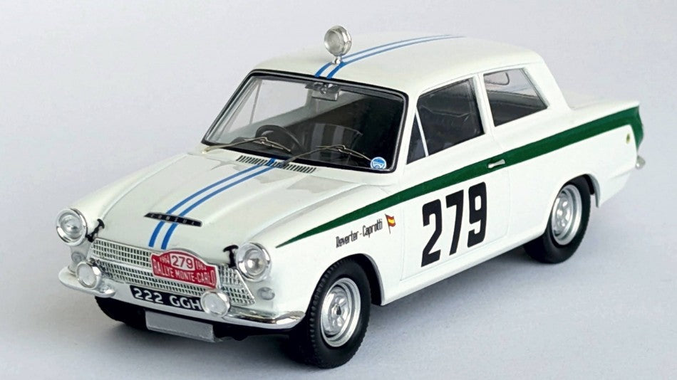 MODELLINO IN SCALA Trofeu COMPATIBILE CON FORD CORTINA LOTUS RALLY MONTE CARLO 1964 REVETER/CAPROTTI 1:43 MODEL SCALE TFRRFR83 241217