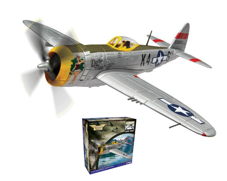 MODELLINO IN SCALA Corgi COMPATIBILE CON P-47D THUNDERBOLT REPUBLIC 28RA 42-29150/K4-S DOTTIE MAE KIT 1:72 MODEL SCALE AA33827 241217