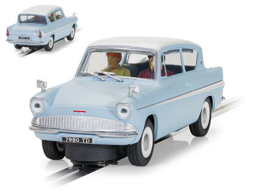 MODELLINO IN SCALA Scalextric COMPATIBILE CON FORD ANGLIA 105E HARRY POTTER EDITION SLOT 1:32 MODEL SCALE C4504 241217