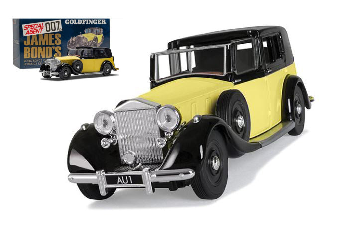 MODELLINO IN SCALA Corgi COMPATIBILE CON JAMES BOND 007 ROLLS ROYCE SEDANCE DE VILLE "GOLDFINGER" 1:36 MODEL SCALE CC06807 241217