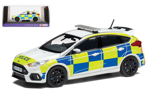 MODELLINO IN SCALA Vanguards COMPATIBILE CON FORD FOCUS Mk3 RS UK POLICE DEMONTRATION CAR 1:43 MODEL SCALE VA15304 241217