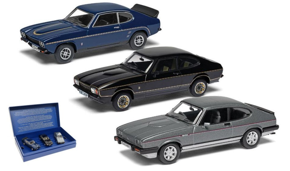 MODELLINO IN SCALA Vanguards COMPATIBILE CON FORD CAPRI SPORTING TRILOGY COLLECTION 1:43 MODEL SCALE VC01302 241217