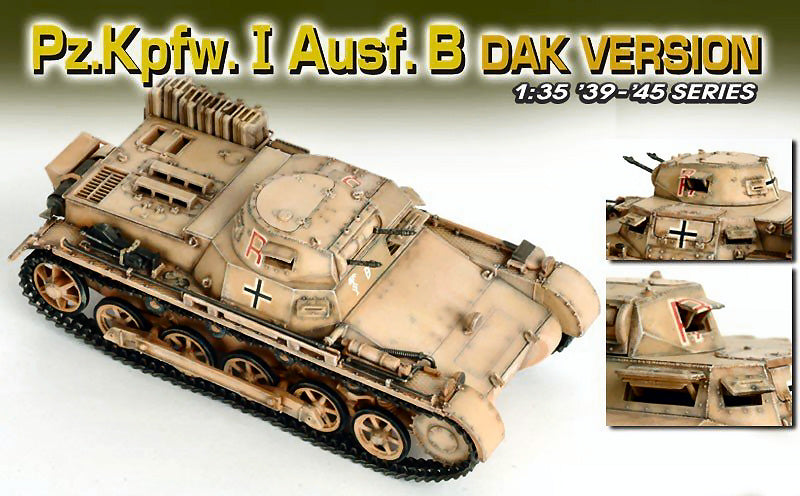 MODELLINO SCALA COMPATIBILE CON PZ KPFW I AUSF DAK VERSION KIT 1:35 D6207 241217