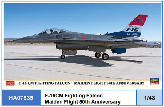 MODELLINO IN SCALA Hasegawa COMPATIBILE CON F-16CM FIGHTING FALCON MAIDEN FLIGHT KIT 1:48 MODEL SCALE HA07535 241217