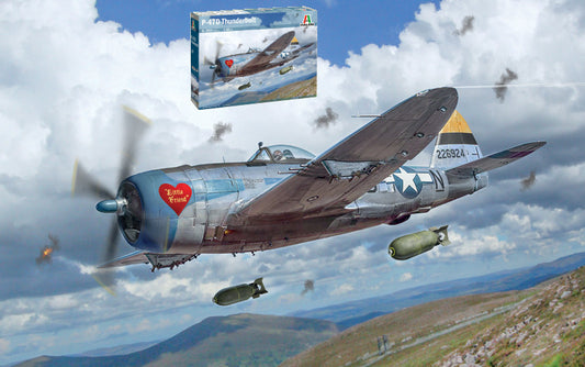 MODELLINO IN SCALA Italeri COMPATIBILE CON P-47D THUNDERBOLT (E.T.O.) KIT 1:48 MODEL SCALE IT2835 241217