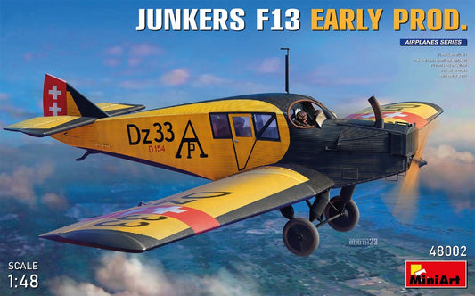 MODELLINO IN SCALA Miniart COMPATIBILE CON JUNKERS F13 EARLY PROD. KIT 1:48 MODEL SCALE MIN48002 241217