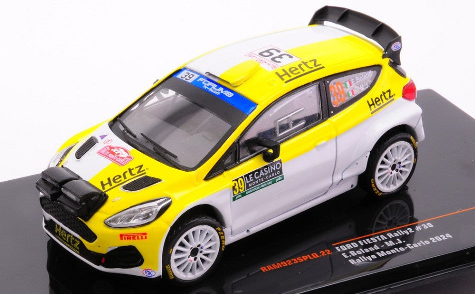 MODELLINO IN SCALA Ixo Model COMPATIBILE CON FORD FIESTA RALLY2 N.39 RALLY MONTE CARLO 2024 BOLAND-JOSEPH 1:43 MODEL SCALE RAM923 241217