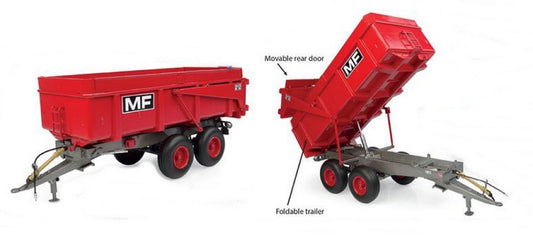 MODELLINO IN SCALA Universal Hobbies COMPATIBILE CON MASSEY FERGUSON 212 TRAILER 1:32 MODEL SCALE UH5353 241217