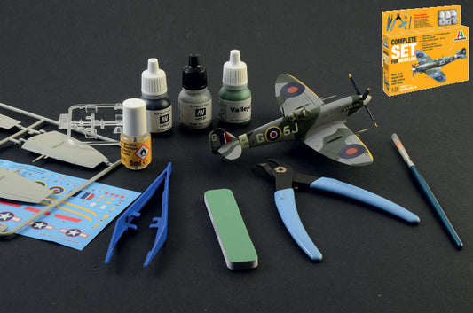 MODELLINO IN SCALA Italeri COMPATIBILE CON SPITFIRE MK.IX KIT 1:72 MODEL SCALE IT72007 241217