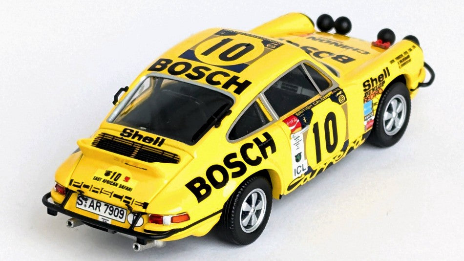 MODELLINO IN SCALA Trofeu COMPATIBILE CON PORSCHE 911 CARRERA RS N.10 EAST AFRICAN SAFARI 1973 WALDEG.-THORZ.1:43 MODEL SCALE TFDSN246 241217