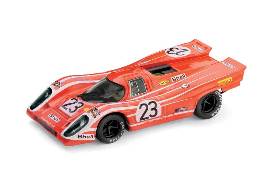 MODELLINO IN SCALA Brumm COMPATIBILE CON PORSCHE 917 K N.23 WINNER LE MANS 1970 HERMANN-ATTWOOD 1:43 MODEL SCALE BM0218 241217