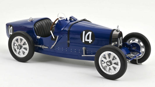 MODELLINO IN SCALA Norev COMPATIBILE CON BUGATTI T35 1925 DARK BLUE 1:12 MODEL SCALE NV125703 241220