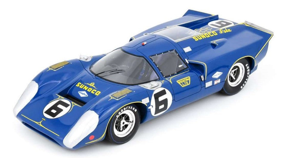 MODELLINO IN SCALA Spark Model COMPATIBILE CON LOLA T70 MK3 N.6 WINNER DAYTONA 1969 M.DONOHUE-C.PARSONS 1:18 MODEL SCALE 18DA69 241217