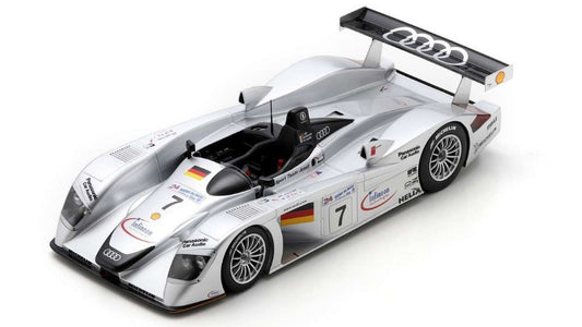 MODELLINO IN SCALA Spark Model COMPATIBILE CON AUDI R8 N.7 3rd 24 H LE MANS 2000 ALBORETO-CAPELLO-ABT 1:18 MODEL SCALE 18S839 241217