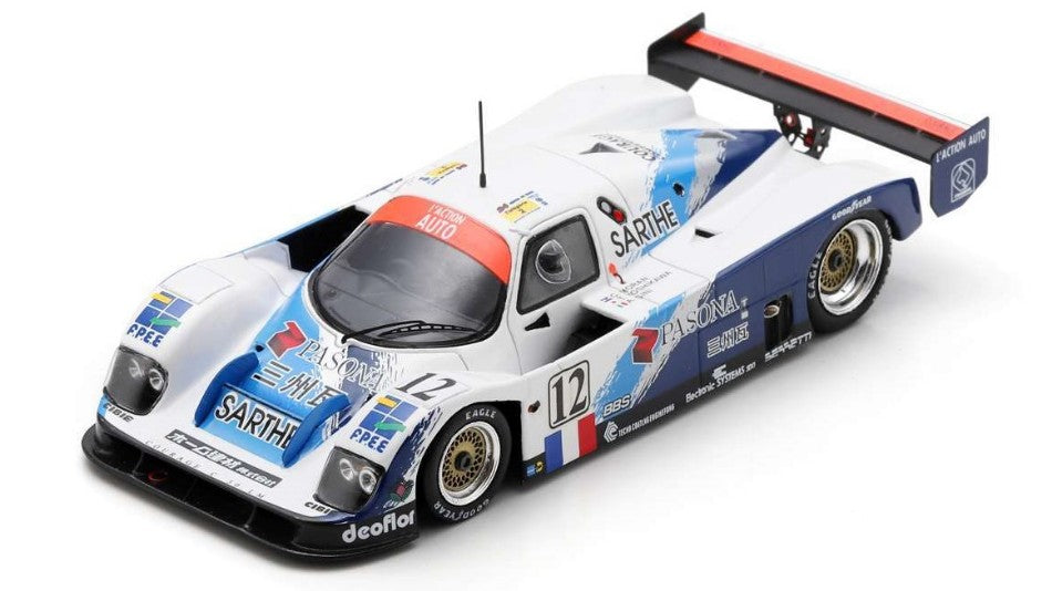 MODELLINO IN SCALA Spark Model COMPATIBILE CON COURAGE C30 LM N.12 24 H LE MANS 1993 C.MORAN-T.YOSHIKAWA-A.GINI 1:43 MODEL SCALE S3660 241217