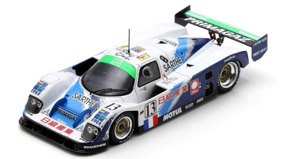 MODELLINO IN SCALA Spark Model COMPATIBILE CON COURAGE C30 LM N.13 24 H LE MANS 1993 P.YVER-J.L.RICCI-J.F.YVON 1:43 MODEL SCALE S3661 241217