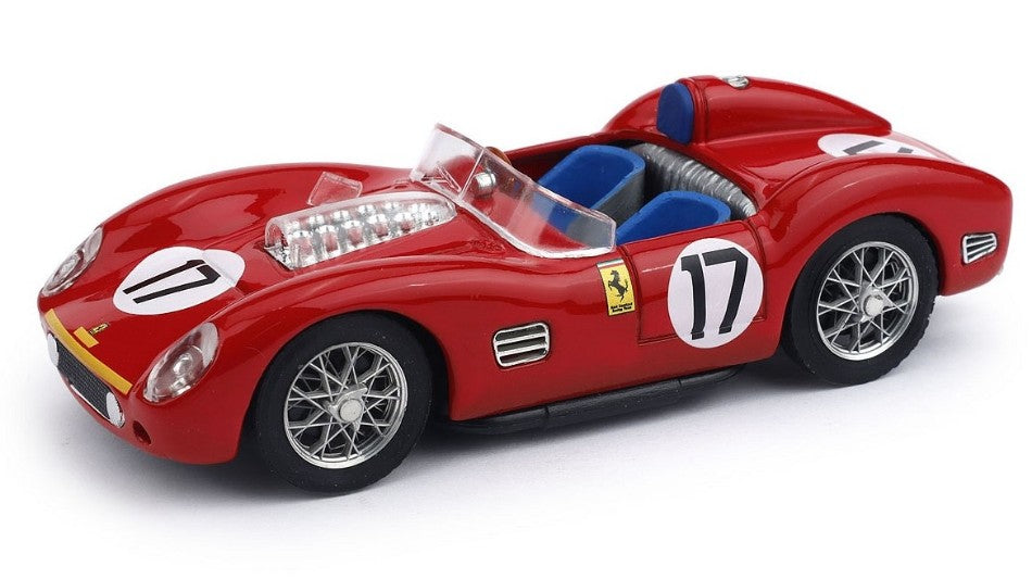 MODELLINO IN SCALA Brumm COMPATIBILE CON FERRARI 250 TR60 N.17 2nd 24 H LE MANS 1960 R.RODRIGUEZ-A.PILETTE 1:43 MODEL SCALE BM0093B 241217