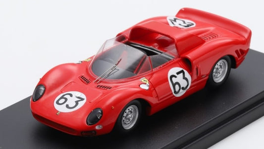 MODELLINO IN SCALA Looksmart COMPATIBILE CON FERRARI 275 P2 N.63 WINN.1000KM MONZA 1965 PARKES-GUICHET 1:43 MODEL SCALE LSRC114 241217