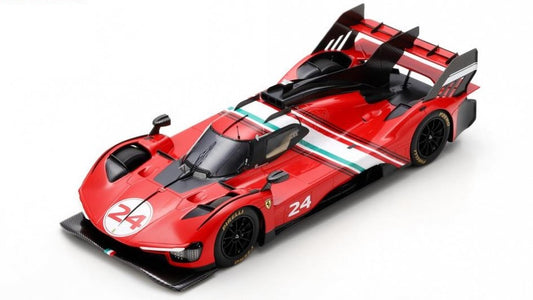 MODELLINO IN SCALA Looksmart COMPATIBILE CON FERRARI 499P MODIFICATA RED 1:18 MODEL SCALE LS18RC028 241217