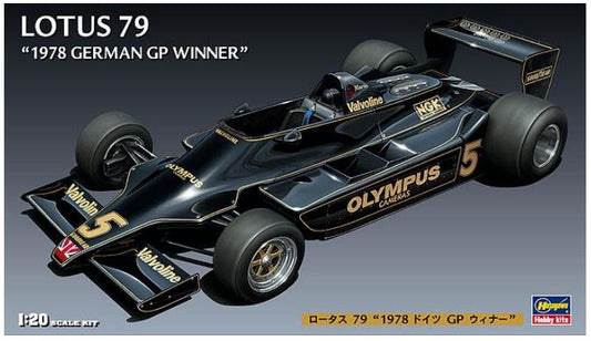 MODELLINO IN SCALA Hasegawa COMPATIBILE CON LOTUS 79 WINNER GERMAN GP 1978 KIT 1:20 MODEL SCALE HASFG3 241217