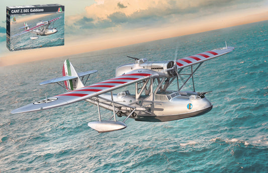 MODELLINO IN SCALA Italeri COMPATIBILE CON ITALIAN FLYING BOAT CANT Z 501 GABBIANO KIT 1:72 MODEL SCALE IT0112 241217