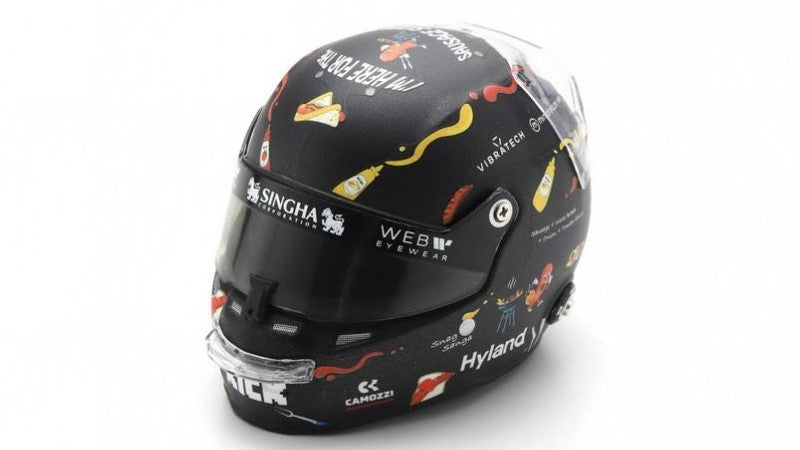 MODELLINO IN SCALA Spark Model COMPATIBILE CON HELMET VALTTERI BOTTAS 2024 AUSTRALIAN GP 1:5 MODEL SCALE 5HF156 241217