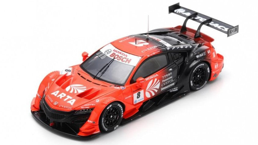 MODELLINO IN SCALA Spark Model COMPATIBILE CON ARTA NSX-GT N.8 SUPER GT2020 T.NOJIRI-N.FUKUZUMI 1:43 MODEL SCALE SGT106 241217