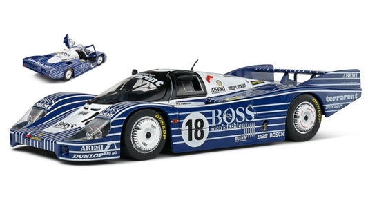 MODELLINO IN SCALA Solido COMPATIBILE CON PORSCHE 956L 2.6L N.18 LE MANS 1983 LAESSING-PLANKENHORN-WILSON 1:18 MODEL SCALE SL1805507 241217